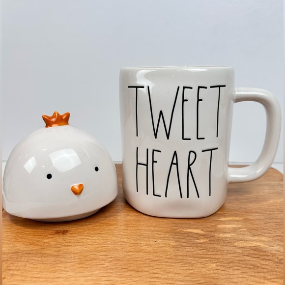 Rae Dunn “Tweet Heart” coffee mug, with chick lid #213, Collectible cup, New - Picture 2 of 10